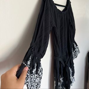 AE Off the shoulder lace romper